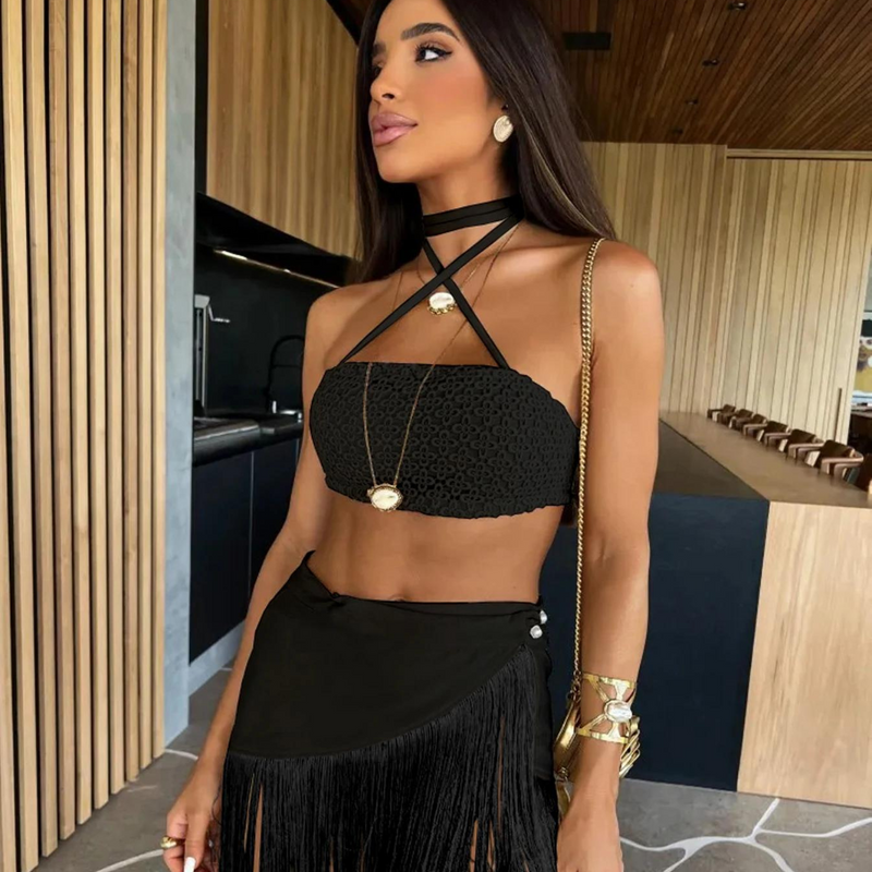 conjunto-laise-cropped-saia-franja-preto